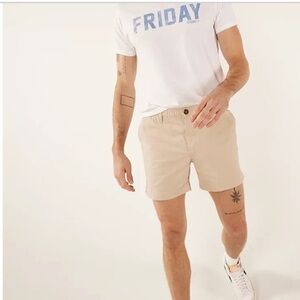 chubbies The Khakinators 5.5"' Originals Stretch Twill Short NWT